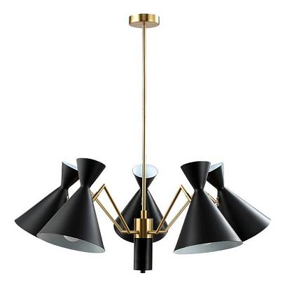 люстры люстра crystal lux joven sp5 gold/black crystal lux 0760/305, доставка по Казахстану 