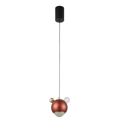 светильник подвесной crystal lux amigo sp led red crystal lux 1083/201, доставка по Казахстану 