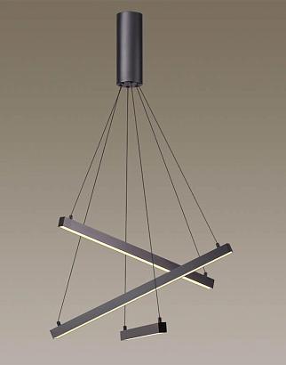 люстры подвесной светодиодный светильник odeon light l-vision cometa 3860/39b, доставка по Казахстану 