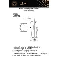 APL.067.01.03 Бра настенное Aployt Honor