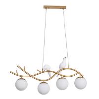 подвесная люстра arte lamp eltanin a3422sp-4go, доставка по Казахстану 