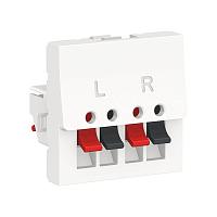 Аудиорозетка двойная Schneider Electric Unica New Modular NU348618 