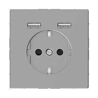 Розетка компьютерная USBx2 Schneider Electric Merten D-Life MTN2366-6036 