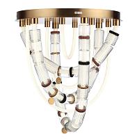люстры 5455/80cl odeon light  люстра потолочная collier, доставка по Казахстану 