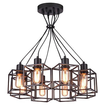 подвесная люстра lussole loft lsp-9541, доставка по Казахстану 