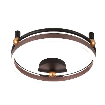 люстры светильник потолочный crystal lux fernando pl48w led coffee/black crystal lux 0620/148, доставка по Казахстану 