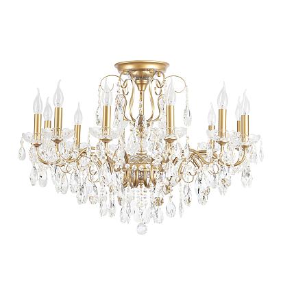 люстра потолочная  crystal lux montana pl12 crystal lux 2510/112, доставка по Казахстану 