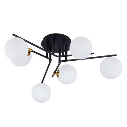 Потолочные Потолочная люстра Arte Lamp GEMINI A2243PL-6BK, доставка по Казахстану 