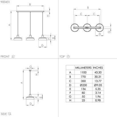 900431 подвесной светильник valdiola , доставка по Казахстану 