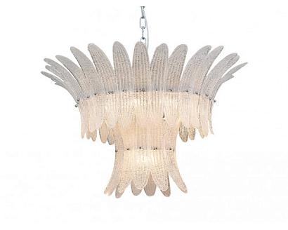 люстры newport 8800 8812/c new , люстра, chrome clear glass with white sand d70*h36 cm e14 12*60w, доставка по Казахстану 