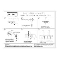 люстра подвесная belfast erskine 22352 / 1000 / 12 gl cl , доставка по Казахстану 
