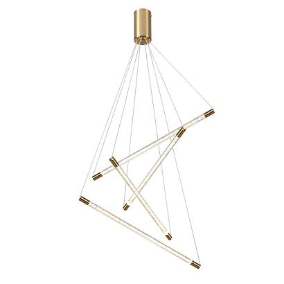 4369/40l hightech odl23 107 полированное золото/акрил с пузырьками подвесной св-к ip20 led 30w 3000k 1050лм sparky, доставка по Казахстану 