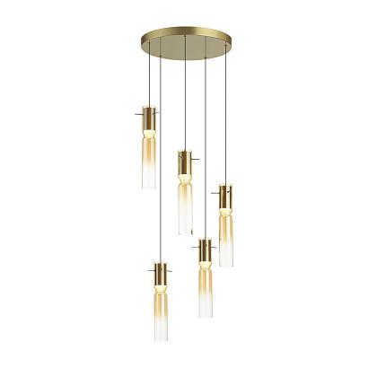 люстры 5058/25la pendant odl24 325 подвесной светильник led 5*5w 3000k scrow, доставка по Казахстану 