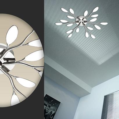 люстры потолочная светодиодная люстра odeon light scoppa 3994/75cl, доставка по Казахстану 