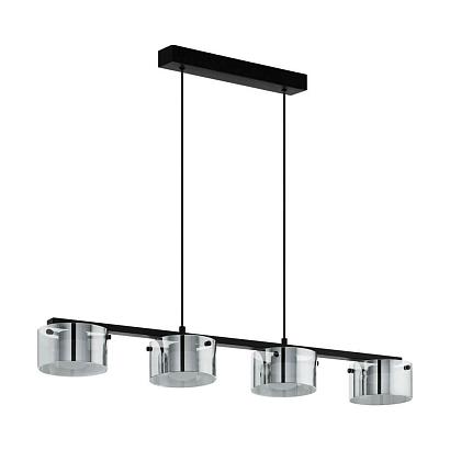 люстры 39875 светод. подвес copillos димм, 5х7,2w(led), l1160, b150, h1500, 2850lm, сталь, черный стекло с, доставка по Казахстану 