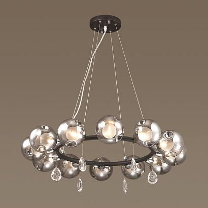 люстры подвесная люстра odeon light magno 3982/12, доставка по Казахстану 