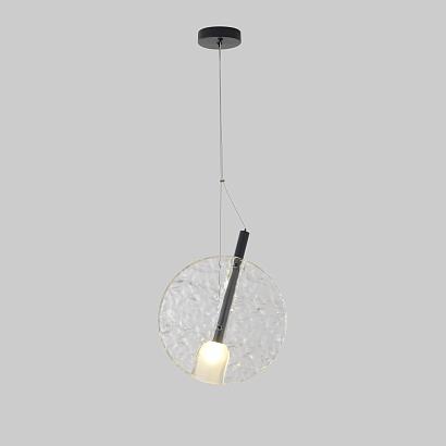 светильник подвесной crystal lux frozen sp1 black crystal lux 3991/201, доставка по Казахстану 