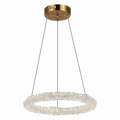 люстры sl6110.203.01 люстра подвесная st-luce золотистый/золотистый led 1*25w 3000 - 6500k, доставка по Казахстану 