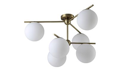 Потолочные Люстра Crystal Lux Люстра FELIZ SP-PL6 BRONZE/WHITE Crystal Lux 0611/306, доставка по Казахстану 