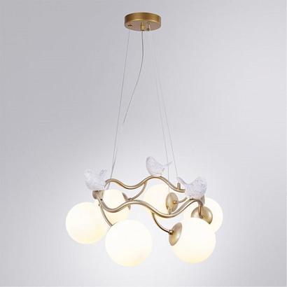 подвесной светильник camomilla arte lamp a9712lm-6sg, доставка по Казахстану 