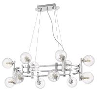 подвесной светильник crystal lux luxury sp12l chrome crystal lux 2271/312n, доставка по Казахстану 