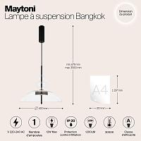 Дополнительная картинка Подвесной светильник Maytoni MOD185PL-L6B3K3
