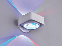 Бра декор. LINSE, бел, 6Вт, K, IP20, GW-1025-6-WH-RGB