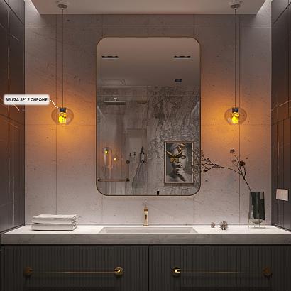 светильник подвесной crystal lux beleza sp1 e chrome crystal lux 0232/201, доставка по Казахстану 