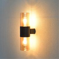 Дополнительная картинка Настенный уличный светильник Arte Lamp SEGINUS A6515AL-2BK