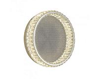 NEWPORT 8240 8240/37A , Бра , Chrome Clear crystal L37*H37*Sp10 cm  LED strip 39W 3100K 3900Lm