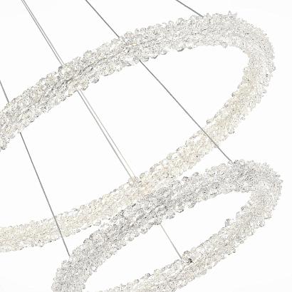 люстры sl6110.203.02 люстра подвесная st-luce золотистый/золотистый led 2*28w 3000 - 6500k, доставка по Казахстану 