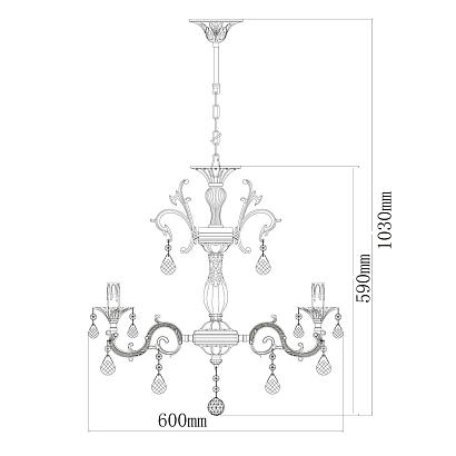 люстры подвесная люстра mw-light свеча 301014706, доставка по Казахстану 