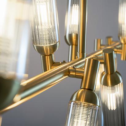 люстры подвесной светильник freya fr5379pl-12g, доставка по Казахстану 