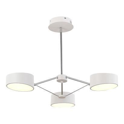 люстры sle6005-502-03 светильник потолочный белый/белый led 3*10w valle, доставка по Казахстану 