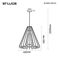 Дополнительная картинка SL3002.403.01 Светильник подвесной ST-Luce 