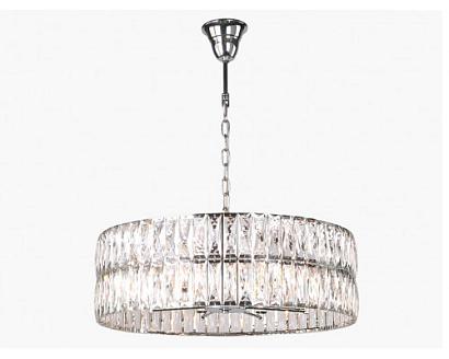 newport 10120 10125+3/c new , люстра, chrome clear crystal d63*h20/120 cm e14 8*60w, доставка по Казахстану 