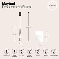 Дополнительная картинка Подвесной светильник Maytoni P090PL-L12CH3K
