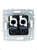 BRITE Роз. комп. 2-ая RJ45 кат.6 РК11-2-БрКр беж. IEK 