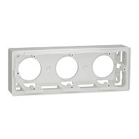 Коробка трехмодульная для открытой установки Schneider Electric Unica New NU800618 