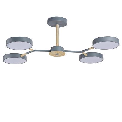 купить 5651/72CL LEDIO LN23 серый, дерево Светильник потолочный LED 72W 3254Лм 3000-6000К 220V BRAD в Алматы, svet.kz, доставка по Казахстану 