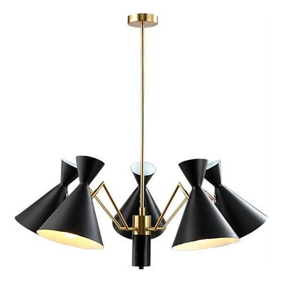 люстры люстра crystal lux joven sp5 gold/black crystal lux 0760/305, доставка по Казахстану 