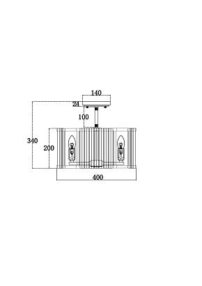 потолочный светильник maytoni mod087cl-04g, доставка по Казахстану 