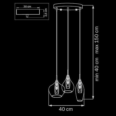 люстры подвесная люстра lightstar pentola 803053, доставка по Казахстану 