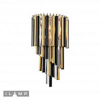 Настенный светильник iLamp Tribeca 097B-3 Matt Bronze&Black