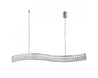 newport 8240 8243/90 chrome , подвесной светильник, chrome сlear crystal l90*h7,6/250 cm led strip 2, доставка по Казахстану 