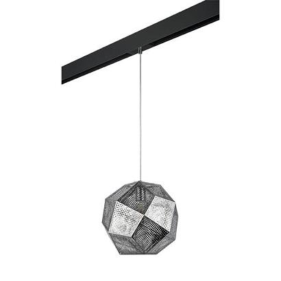 PRO724114 Светильник д - 1-фазн трека FERMO 1х40W E27 ХРОМ - ЧЕРНЫЙ  724114 - 595007 купить в Алматы svet.kz