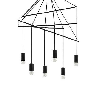Подвесные Светильник POP SP6 NERO 158815, доставка по Казахстану 