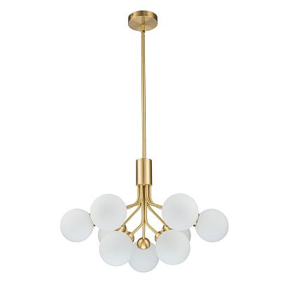 подвесная люстра belfast bryson l-8130-6+3 br gl, доставка по Казахстану 