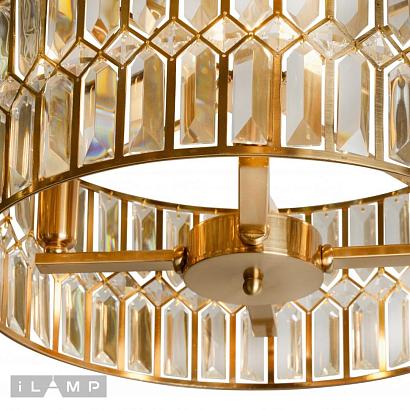 подвесная люстра ilamp form 6122-420 gd, доставка по Казахстану 