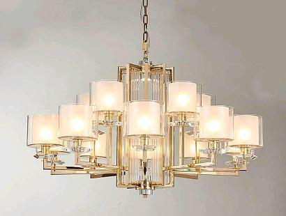 подвесная люстра newport 4410+5/c gold м0060956, доставка по Казахстану 